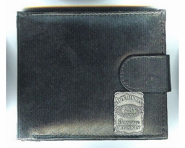 Leather Wallet with Pewter Badge [Luggage]